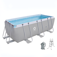 Grande piscine à cadre métallique pour adultes, piscine à cadre métallique pour location