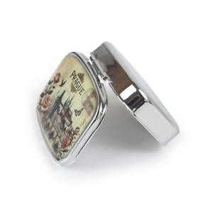 Caja de Medicamentos Cuadrada Personalizada, Mini Joyero, Recuerdo Turístico Francés, Caja Portátil para Organizar y Guardar Pastillas - Product Image 4