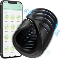 Großhandel Männlicher Masturbator Masturbationsbecher Penis-Trainings-Vibrator APP-Gesteuerter Eichel-Trainer Stimulator USB-Sexspielzeug für Männer