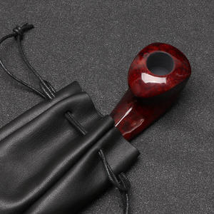 Erliao本革パイプ収納ポーチダブルパイプホルダードローストリングクロージャー付き - Product Image 6