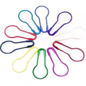 Cheap price lower MOQ Sewing Tools Accessory different colors pear shaped Needles Safety Pin 28MM pack of 1000PCS