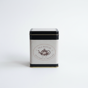 Kontensan 1.8 L Vintage Caf-Inspired Linen Texture Design Recyclable 120x120x137 mm Square Tin <b>Box</b> Embossed Tinplate Candy - Product Image 2