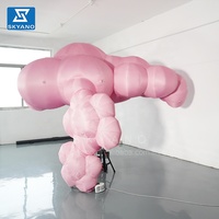 La publicité du nuage gonflable rose décoratif de thème de ciel d'Inflatables grand pour des événements
