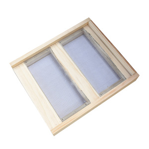 Ruche Langstroth professionnelle à 2 couches, peinte en blanc, en bois de sapin et de pin - Product Image 4