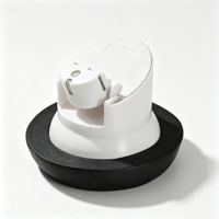 Anneau en caoutchouc souple, léger, écologique et anti-odeur, design moderne pour tuyaux de vidange de toilettes à compression de 3 pouces, facile à installer