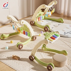 Tapis d'éveil multifonctionnel en plastique Chengji 2-en-1 avec <span class=keywords><strong>piano</strong></span> à pédales et jouet éducatif pour bébé, tapis de gym souple pour la cognition sensorielle - Product Image 3