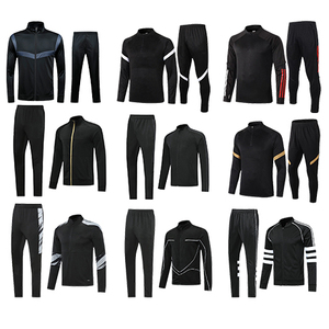 <span class=keywords><strong>Tuta</strong></span> da <span class=keywords><strong>calcio</strong></span> personalizzata di alta qualità da uomo <span class=keywords><strong>tuta</strong></span> da <span class=keywords><strong>calcio</strong></span> <span class=keywords><strong>calcio</strong></span> e giacca uniforme <span class=keywords><strong>nera</strong></span> serie abbigliamento sportivo - Product Image 1