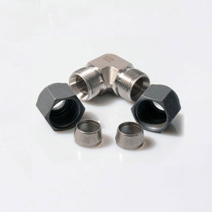 ข้อต่อสแตนเลส ROKE แบบมุมฉาก เกลียว UNF สำหรับท่อไฮดรอลิก น้ำ น้ำมัน และแก๊ส - Product Image 5