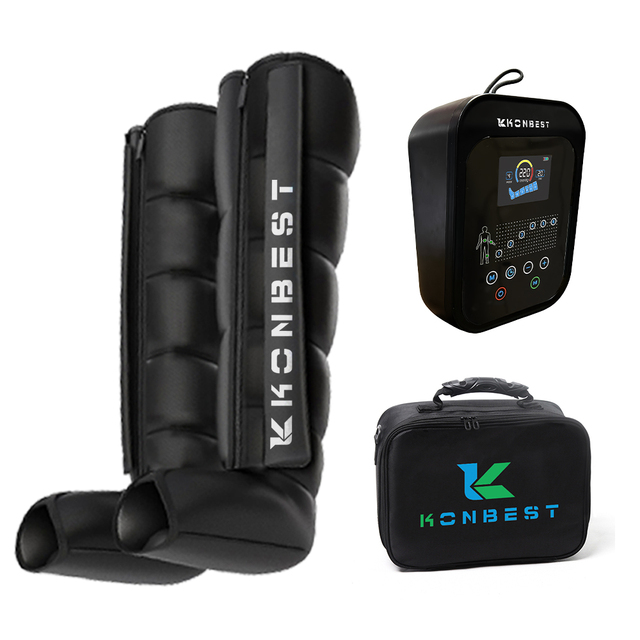 Sports DVT Pump Air Pressure Sequential Compression Device Recovery Boots Full Leg Massager Pneumatic Boots