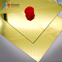 Feuille de plastique acrylique miroir argentée de grande taille personnalisée en gros