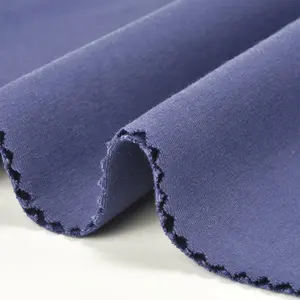 Cotone fusibile in tessuto Jersey pettinato pesante con tecnica a maglia elasticizzata