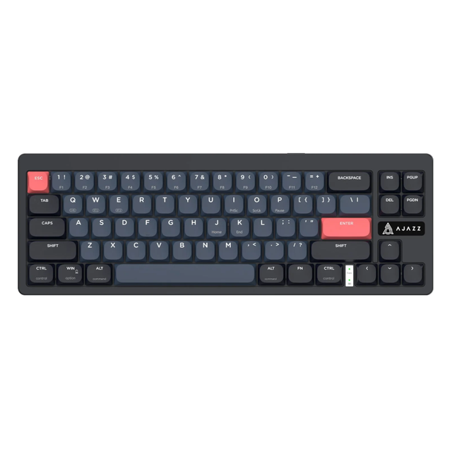 Ajazz AKL680 65% Low Profile Bluetooth5.1/2.4Ghz Wireless Dual Connections Mechanical Keyboard