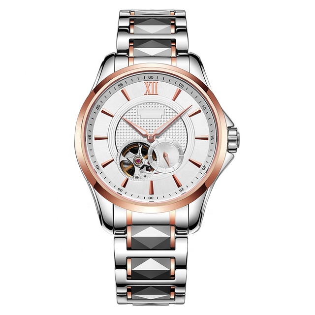 High Grade 316 L Stainless Steel case Skeleton Japan Original Mechanical Movent Luxury Watch Men Automatic