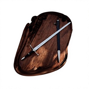 LEGACY BLADES Handmade Stainless Steel Anduril <b>Sword</b> Lord Rings King Aragon Modern Design <b>Wall</b> <b>Mount</b> Decorative Hanging Display - Product Image 1