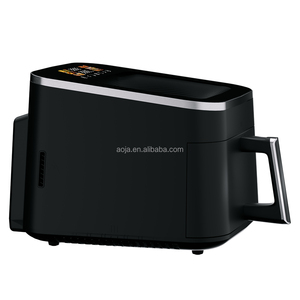 Friteuse à air et four grille-pain AOJA grande capacité 10L avec écran couleur, 1700W, sans lame, en acier inoxydable, carré, électrique, pour la maison - Product Image 6