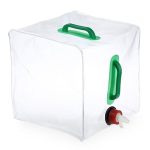 Sac à eau en PVC pour extérieur, boîte <span class=keywords><strong>de</strong></span> rangement pliable, transparente et pliable, conteneur d'eau, pour voiture, 20l - Product Image 1