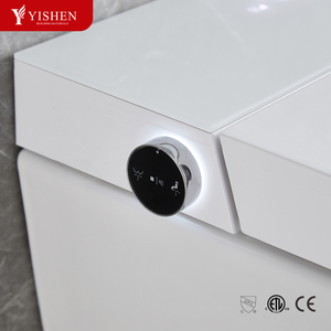 Inodoro inteligente de cerámica montado en la pared, artículos sanitarios, armario automático con cuenco alargado, función de <span class=keywords><strong>Control</strong></span> remoto para Baño - Product Image 5