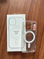 Coque de téléphone magnétique transparente pour iPhone 17 Pro Max Air 16 15 14 Plus 13 12 11 Mini, compatible avec la recharge sans fil, coque arrière en TPU