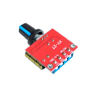 Mini 5A 90W PWM 12V DC Motor drehzahl regler Modul DC-DC 4.5 V-35V Einstellbarer Drehzahl regler Reglersc halter 24V