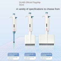 DLAB Pipettes semi-stériles à réglage manuel
