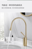 Robinet de lavabo monocommande en laiton à bec haut, économie d'eau, anticorrosion, haute pression, CE, pour hôtel, garantie 5 ans