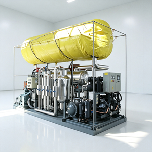 High Quality Carbon Dioxide Recycle Plant 150kWh Dry Ice <b>Gas</b> CO2 <b>Gas</b> <b>Generator</b> Machine with Storage Tank - Product Image 3