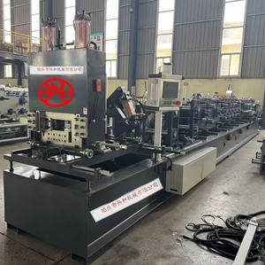 Macchina Automatica per la Formatura a Rulli di Profili CZ, Produzione di <span class=keywords><strong>Telai</strong></span> in Acciaio Leggero, Ingranaggi PLC, Motore, Cuscinetti, Nucleo - Product Image 2