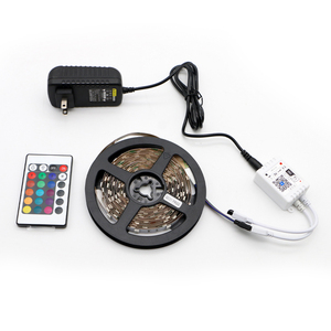 Neon Flex <span class=keywords><strong>Strip</strong></span> lampu <span class=keywords><strong>Led</strong></span> tahan air SMD 5m RGB 5050 fleksibel luar ruangan