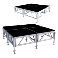Podium modulaire en alliage d'aluminium Sgaier avec installation rapide, capacité de charge de 850 kg pour les concerts et les événements