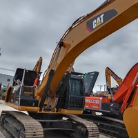 Excavatrice sur chenilles d'occasion 330D entièrement inspectée, flèche renforcée, poids opérationnel de 33 tonnes, capacité de la benne de 1,6 m³ pour travaux de grande envergure