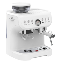 Machine à café manuelle turque semi-automatique pour cappuccino, café en dosettes, café en grains, expresso