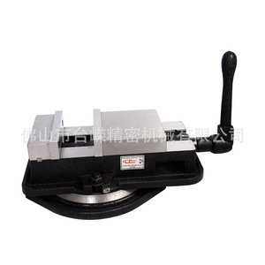 Étau à mâchoires plates fixées à angle réglable Quanfeng 6 pouces avec base rotative pour machine de fraisage CNC - Product Image 2