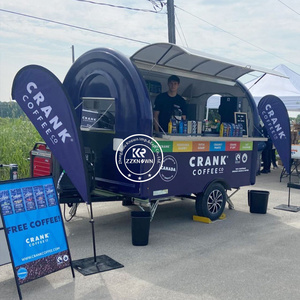 Kiosque alimentaire mobile personnalisé 2025, entièrement équipé, camion de restauration rapide avec cuisine complète à vendre - Product Image 3