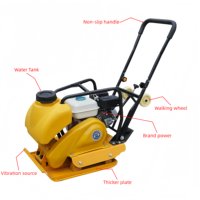 Compacteur vibrant hydraulique plat pour la terre, fournisseur du Henan en Chine