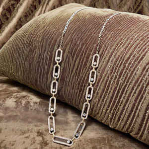 Collar con Colgante de Cadena Dorada de Diseño Premium, Joyería Fina para Mujer, Estilo Elegante - Product Image 3