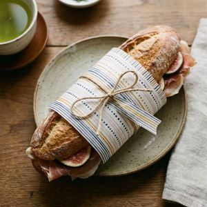 Papel Encerado Antigrasa con Recubrimiento de PE, Envoltorio Personalizado para Hamburguesas de Grado Alimenticio, para Empacar Hamburguesas, Bocadillos y Pan - Product Image 1