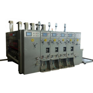 Top Kwaliteit Automatische 3 Kleur Golfkarton Doos Flexodruk Steken Sterven Snijmachine - Product Image 4