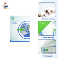 Impression en gros de carnets agrafés avec estampage à chaud, pelliculage UV et film de lamination à estampage à froid 3D