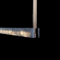 Lustre LED moderne en marbre et fer, style chinois de luxe léger, garantie 3 ans, pour éclairage nordique simple de table à manger ou îlot de cuisine