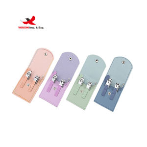 Lot de 4 coupe-ongles réutilisables en acier inoxydable et PU pour manucure et pédicure – Prix de gros pour achats mixtes - Product Image 3