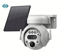 Ubox Solar Outdoor Security Camera 6MP 12x Zoom PTZ PIR Alarm Tracking Night Vision Cloud Storage WIFI 4G