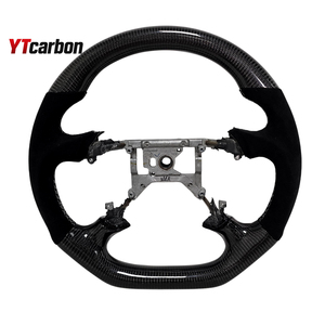 YTcarbon pour classe C <span class=keywords><strong>W203</strong></span> C230 C320 <span class=keywords><strong>C55</strong></span> <span class=keywords><strong>AMG</strong></span> accessoires intérieurs de voiture modifier le Style de course personnalisé volant en Fiber de carbone véritable - Product Image 1