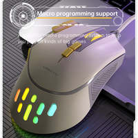 Pabrik Profesional Grosir LANGTU G3 RGB Mouse Gaming Mekanik Dual-mode Berkabel dengan Pencahayaan DPI yang Dapat Disesuaikan untuk Gamer