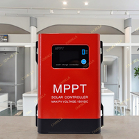 Contrôleur de charge solaire MPPT 60A le plus vendu avec écran LCD Entrée MAX PV 150V pour systèmes solaires hors réseau 12V 24V 48V