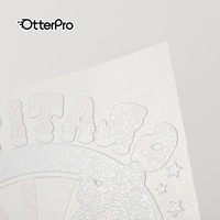 OtterPro Vente en gros Prix bas Feuille de paillettes arc-en-ciel A4 Film de transfert thermique DTF en rouleau