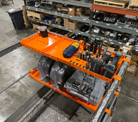 Plateau d'outillage réglable pour échafaudage, panier de rangement universel pour plateforme élévatrice, pour la sécurité des chantiers de construction, OEM