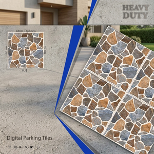 Carreaux de porcelaine imitation brique Vistaar, effet rustique, 400x400mm, antidérapants, pour extérieur, usage intensif - Product Image 3