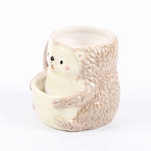 Cute Animal <strong>Hedgehog</strong> Design Custom Ceramic Cup Coffee Cookie <strong>Mug</strong> - Product Image 3