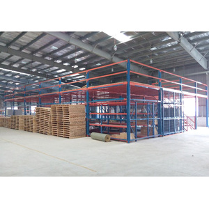 Heavy Duty thép tầng lửng hệ thống kệ kho Loft nền tảng lưu trữ gác mái Rack với <span class=keywords><strong>Pallet</strong></span> Kệ hỗ trợ - Product Image 4