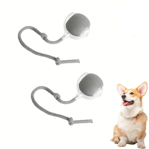 Eco-Friendly Dog Ball <b>Toys</b> Automatic Rolling Rechargeable Smart Pet <b>Interactive</b> Plush <b>Toy</b> for Dogs <b>Cats</b> Training - Product Image 1